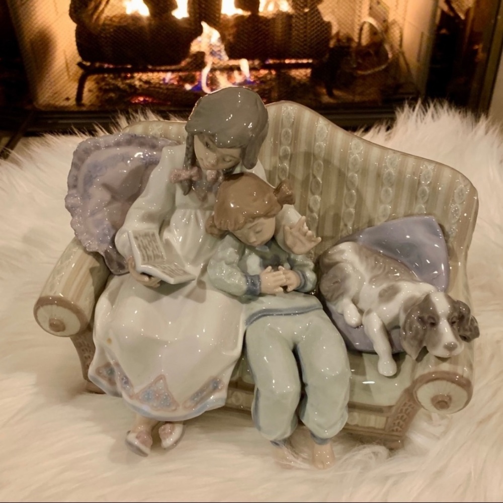 Lladro Big Sister Figurine New In Box - Picture 2 of 8